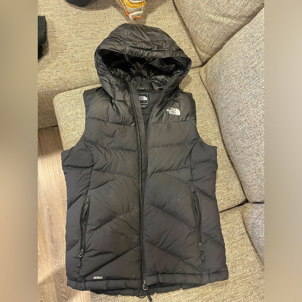 Northface Black 650 Puffer Vest